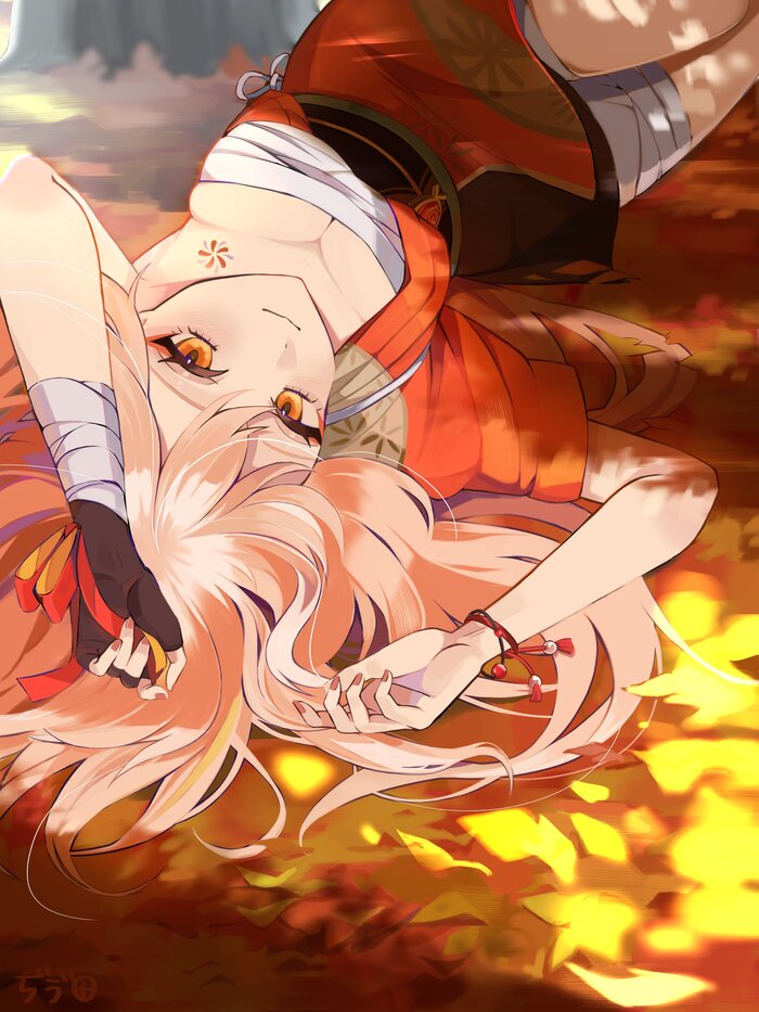    , Anime Art, Yoimiya (Genshin Impact), Genshin Impact