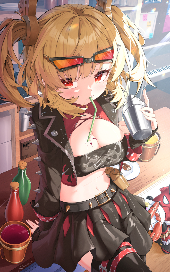 Burnice Anime Art, , , Zenless Zone Zero, Burnice White (zzz)