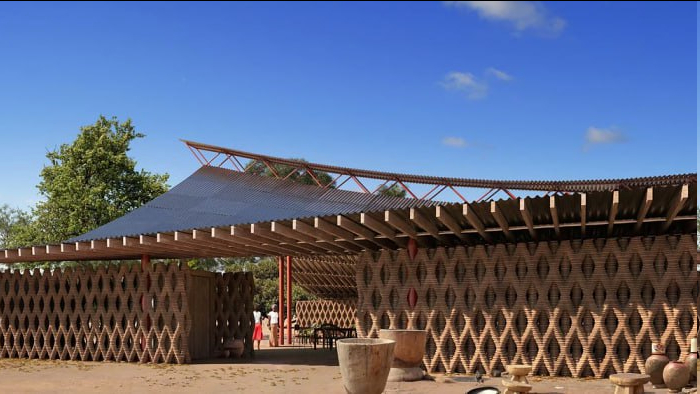 Tanzania combines cutting-edge design with classic construction technologies - My, Tanzania, Production, 3D печать, Building, Building, Inventions, Machine, 3D printer, Longpost