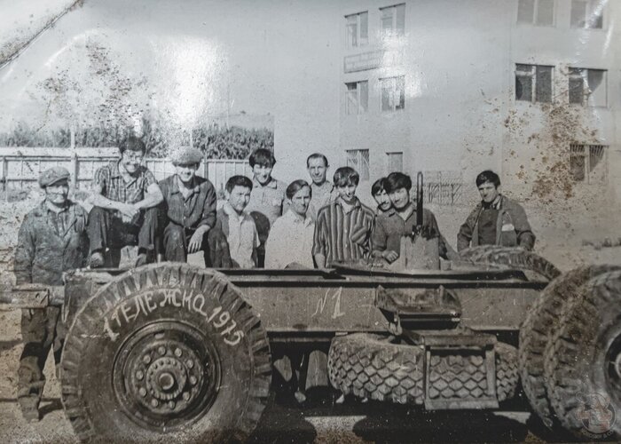 Первая тележка в 1975 году