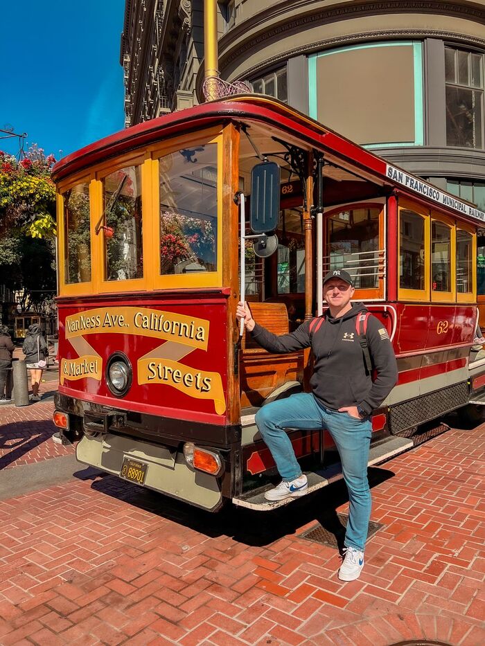 Трамваи - максимально туристический транспорт и еще один символ Сан-Франциско