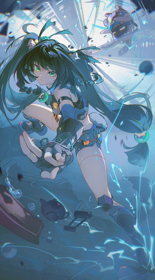 4000  , Anime Art, Zenless Zone Zero, Qingyi (zzz), 