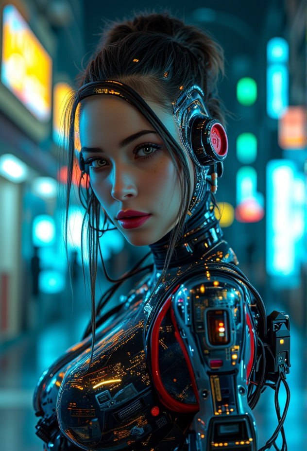 Cyberpunk Style - FLUX LoRA - My, Artificial Intelligence, Нейронные сети, Neural network art, Stable diffusion, Flux, Cyberpunk, Style, Science fiction, Desktop wallpaper, Phone wallpaper, Longpost