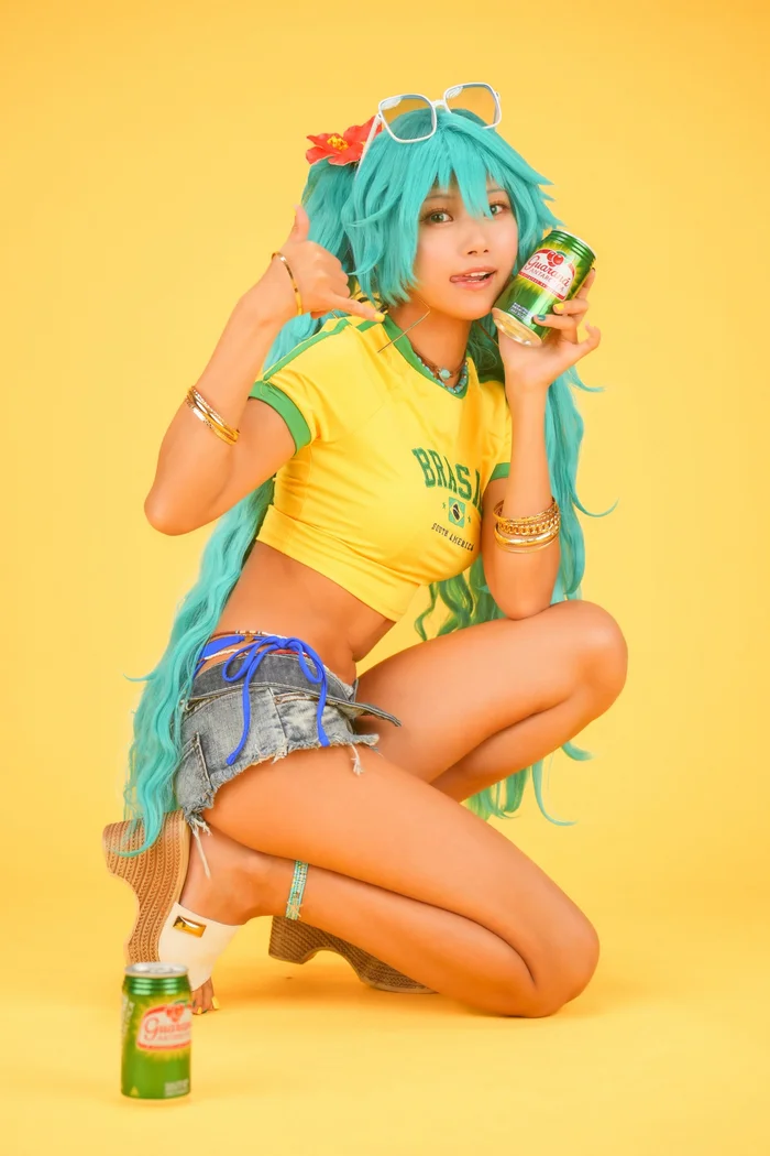 Brazilian Miku - Anime, Hatsune Miku, Brazilian Miku, Vocaloid, Cosplay, Girls