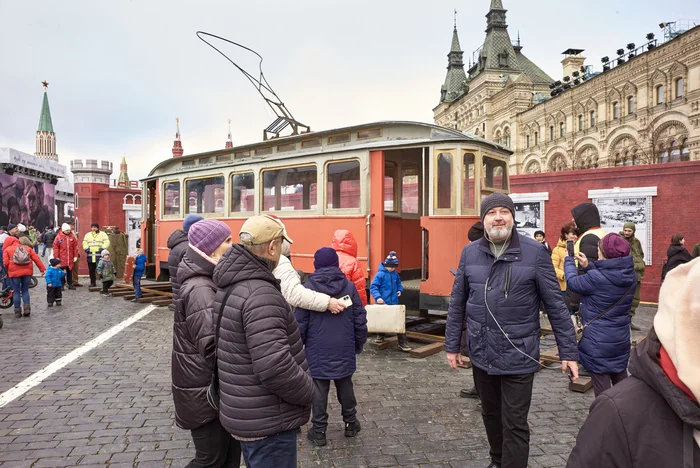 Exhibition on Red Square in honor of the parade of November 7, 1941 - My, The photo, Moscow, the Red Square, Historical reconstruction, Longpost, 7 November