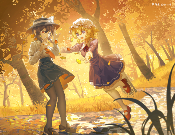  Touhou, Maribel Hearn, Usami Renko, Anime Art, Game Art, , , ,  