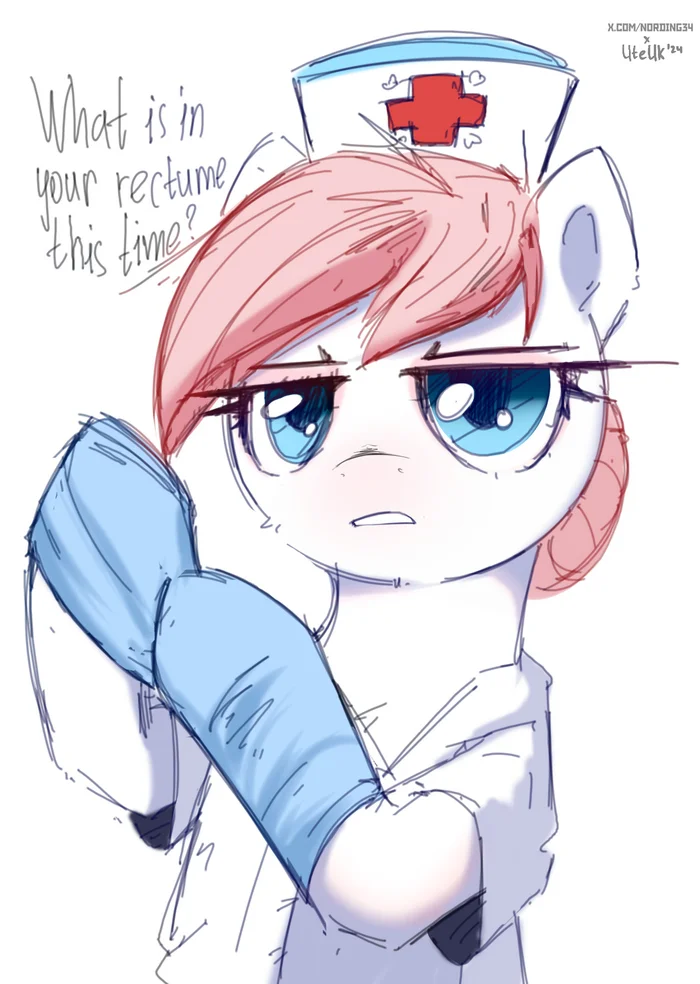 Time of applied proctology - My little pony, Nurse redheart