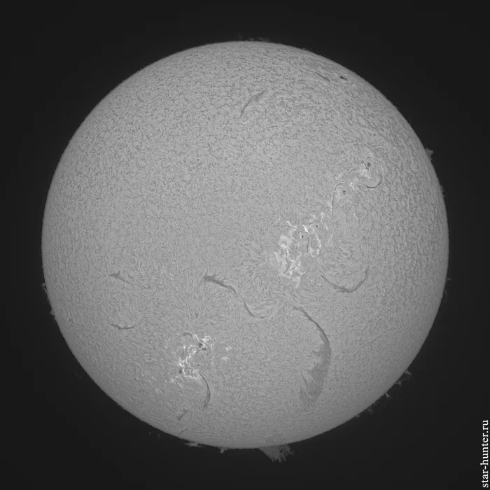 Hydrogen Sun, November 10, 2024, 10:34 - My, The sun, Astrophoto, Astronomy, Space, Starhunter, Anapa, Anapadvor