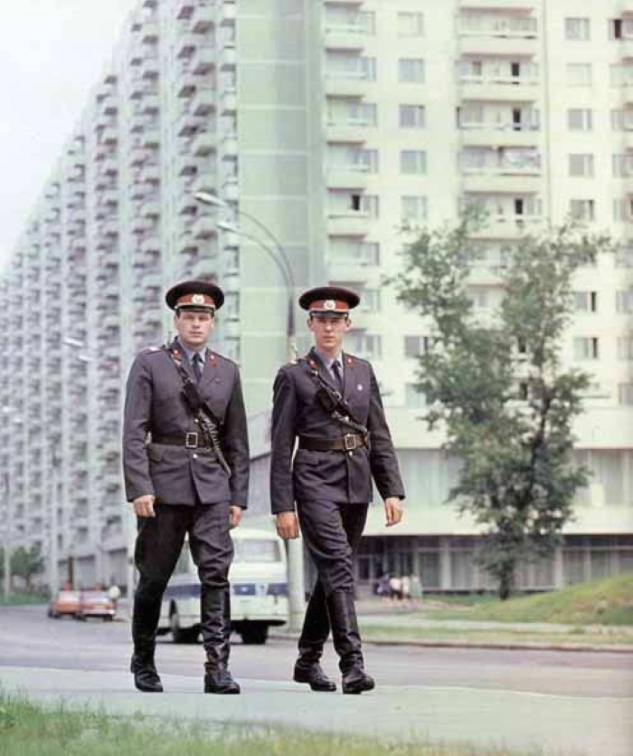 Патрулирование улиц. Москва. 1964 год