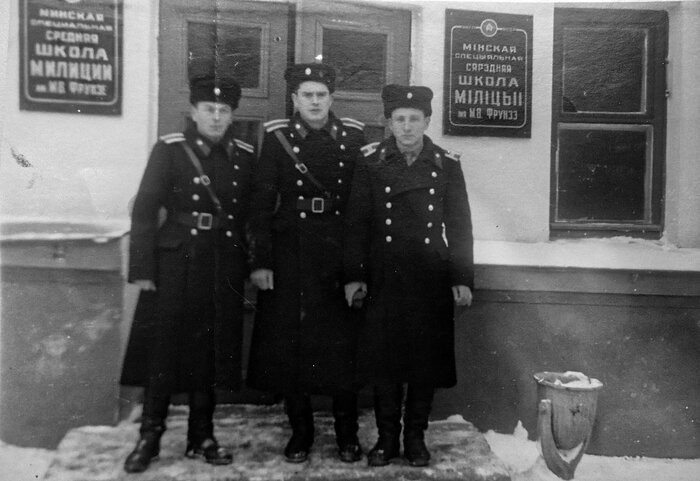 Курсанты Минской средней школы милиции МВД СССР, 1968 год