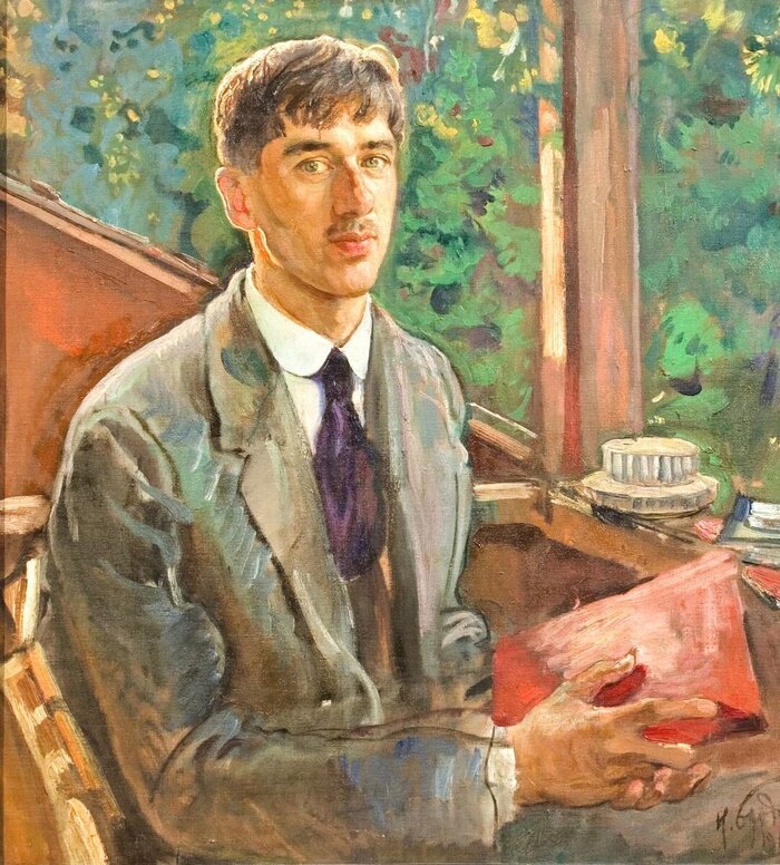 https://dzen.ru/a/Y2jyoyb_MEVPGXcX Портрет К. И. Чуковского, 1915 г., художник И. И. Бродский (1884—1939), холст, масло НИМ РАХ. (картинка взята <a href=