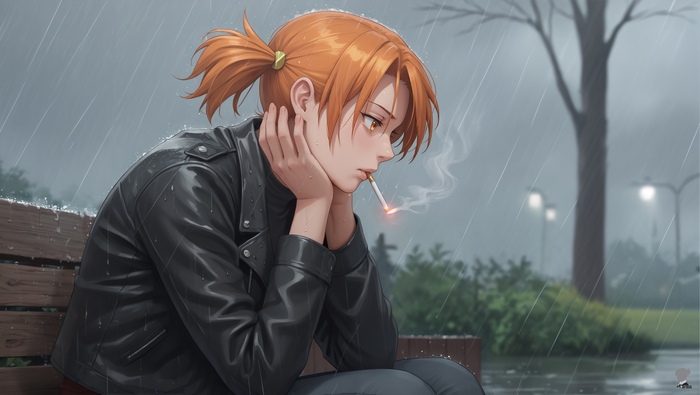 Я не плачу. Это просто осенний дождь...