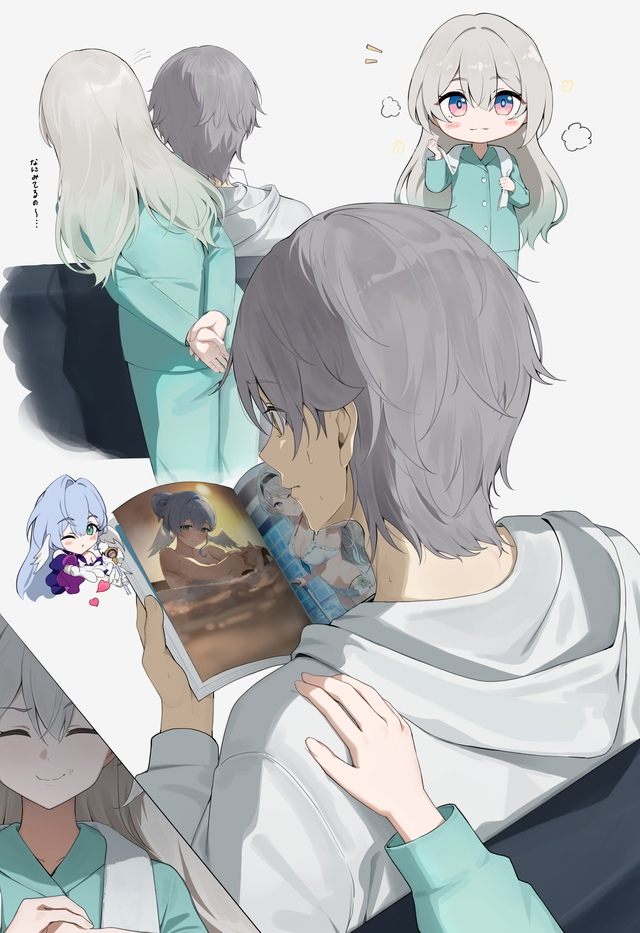 -     ~... , Anime Art, Firefly (Honkai: Star Rail), Caelus (Honkai: Star Rail), Robin (Honkai: Star Rail), Honkai: Star Rail