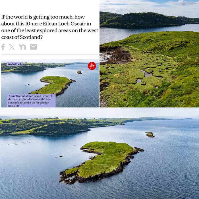 A real island for the price of a one-room apartment in Moscow - Island, Scotland, The property, Lodging, Telegram (link)