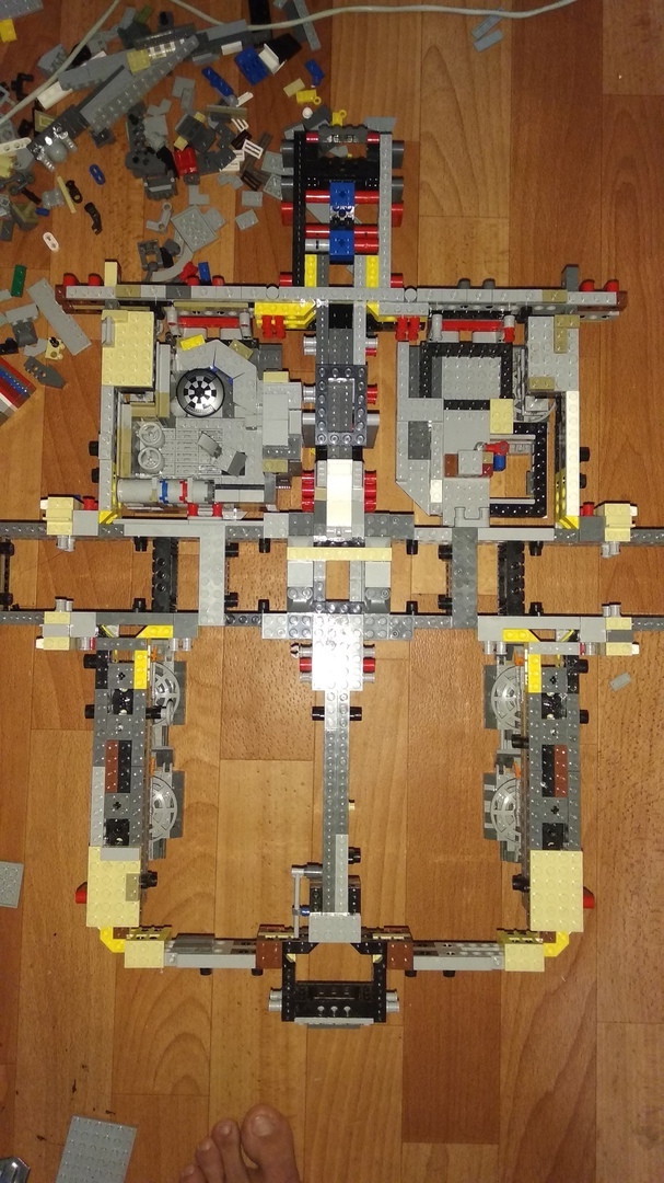 How I Assembled the Millennium Falcon - My, Lego star wars, Picture with text, Longpost