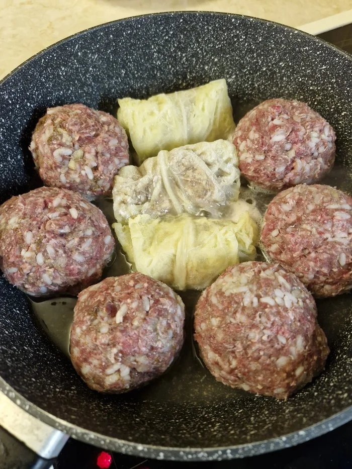 Family recipe for cabbage rolls, stuffed peppers or hedgehogs - My, Recipe, Dinner, Serving dishes, Cabbage rolls, Meatballs, Meat hedgehogs, Dinner, Longpost