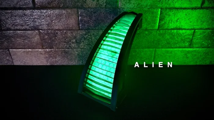 Night light for Alien - My, Manufacturing, 3D печать, 3D printer, 3D modeling, Лампа, Desk lamp, Night light, Stranger, Longpost