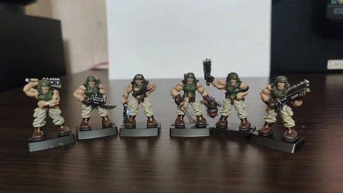 Painting of the Armored Infantry Squad Light Assault Clone Infantry Part 7 - My, Painting, Painting miniatures, Miniature, Board games, Painting, Modeling, Technologist, Scale model, Collection, Collecting, Desktop wargame, Wargame, Toy soldiers