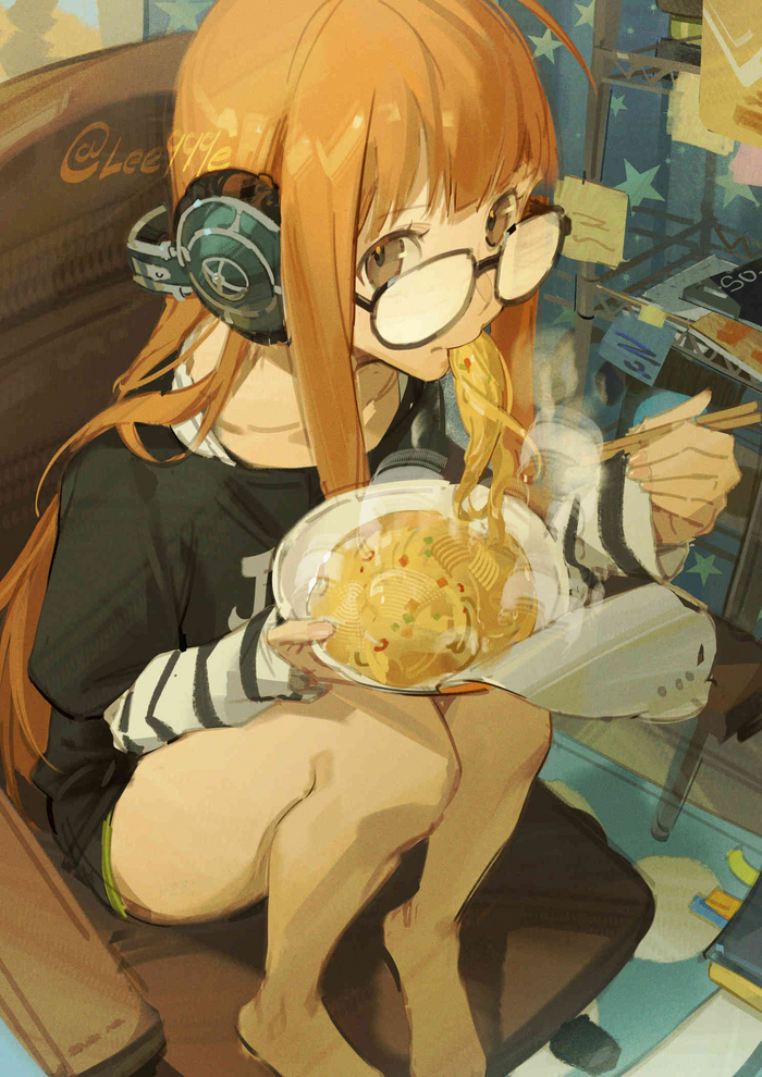  Anime Art, , , Persona, Persona 5, Sakura Futaba