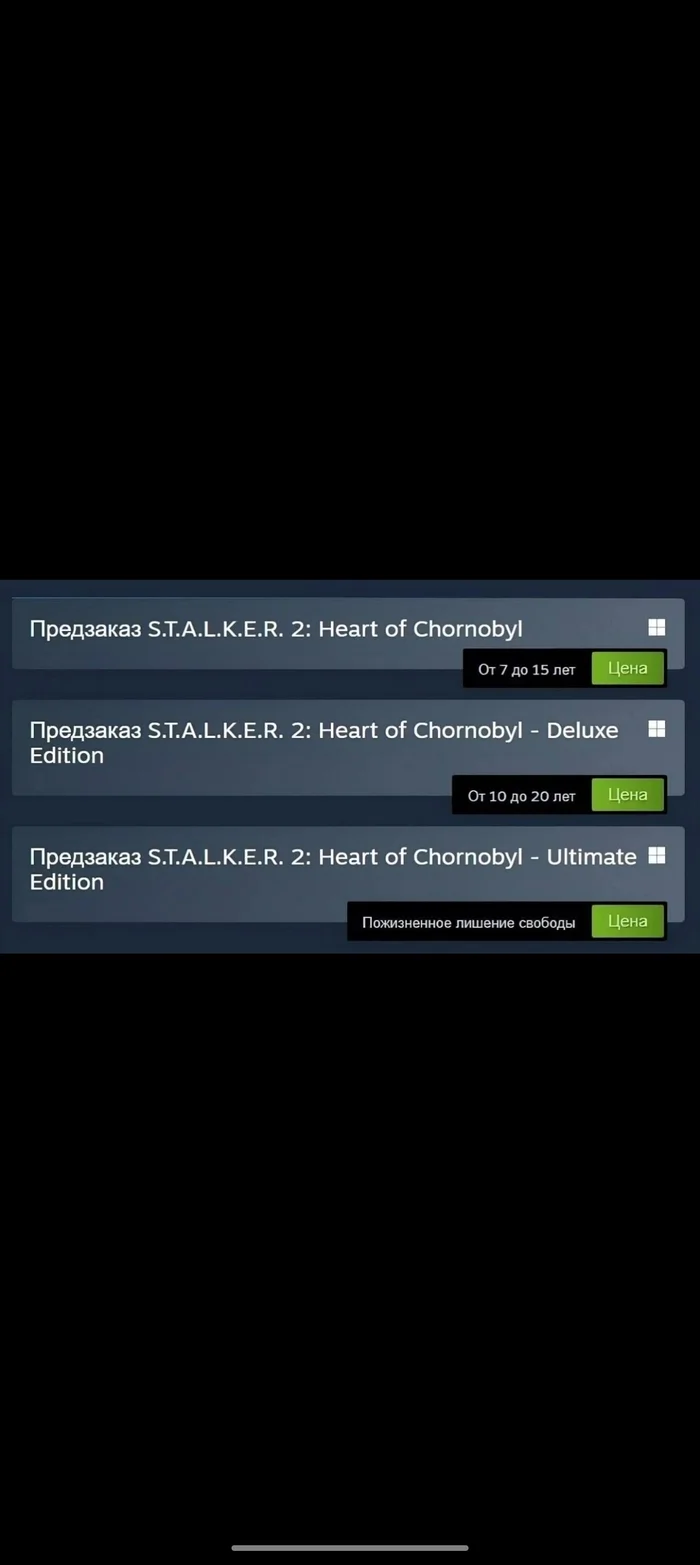 Актуальные цены на новый Stalker - Сталкер, Шутер, Компьютерные игры, Длиннопост