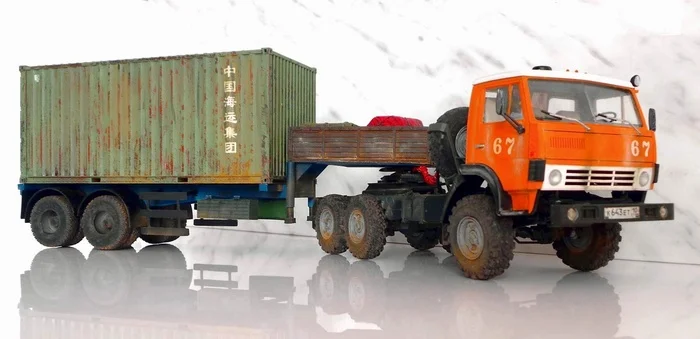 Souvenir Kamaziks in the tape 36 - Kamaz, Scale model, Stand modeling, Longpost, Hobby, Modeling, Collecting, Collection, Souvenirs