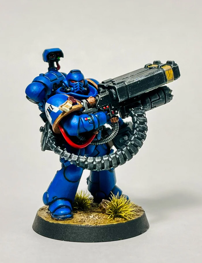 Paint: Warhammer 40k Desolation Squad 4.0 - My, Warhammer 40k, Warhammer, Wh miniatures, Painting miniatures, Miniature, Space Marine, Ultramarines, Longpost