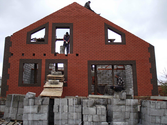 Кладка закончена.