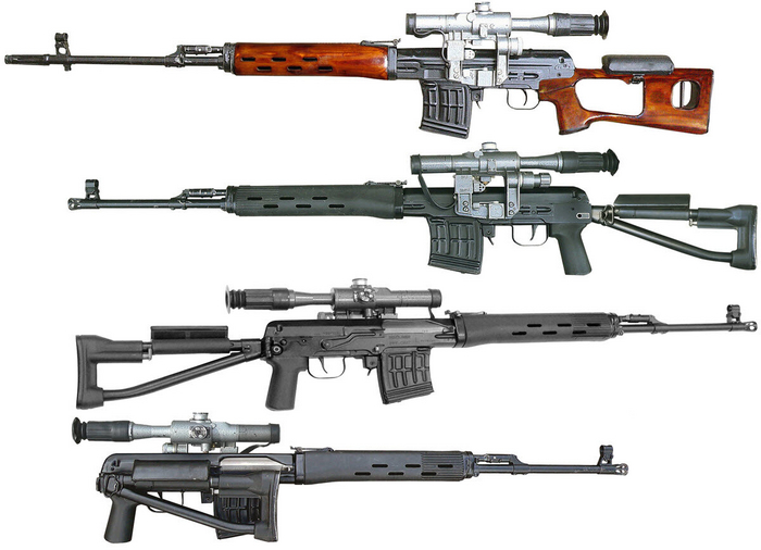 Типы винтовок СВД