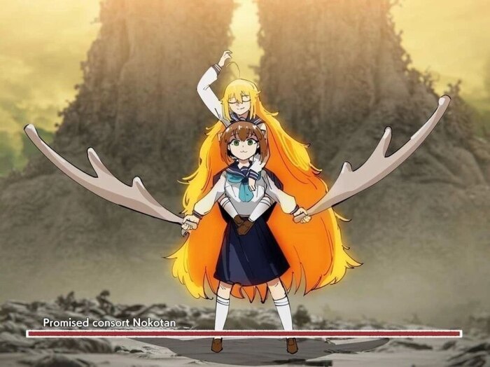 My Deer Consort Nokotan , Anime Art, Elden Ring, Shikanoko Noko, Shikanoko Nokonoko Koshitantan, Koshi Torako, Game Art, 