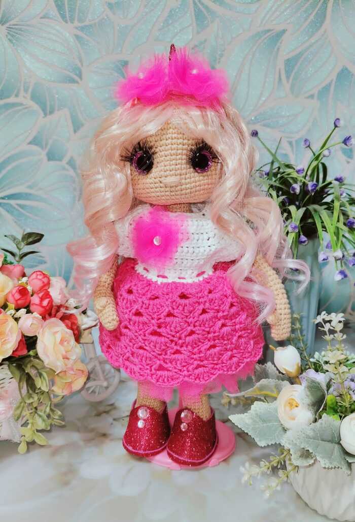 Dolls - My, Amigurumi, Knitted toys, Author's toy, Crochet, Longpost