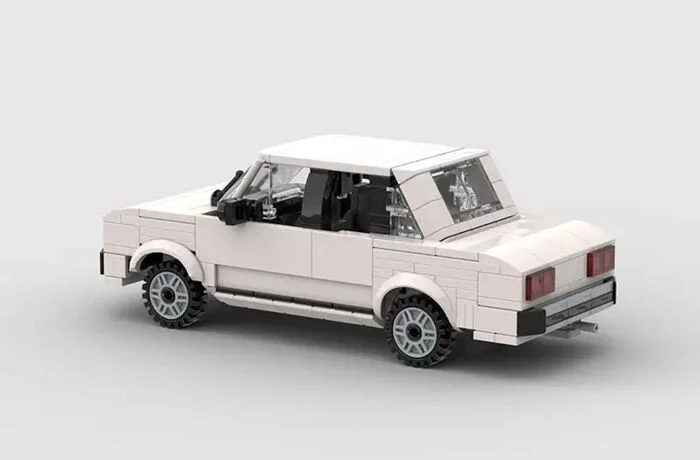 I present to your attention MOS VAZ 2105 from Lego - Car, AvtoVAZ, VAZ-2105, Sos, Models, Project, Modeling, Auto, Колесо, Constructor, Lego, Longpost