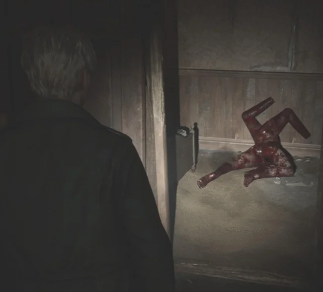 Some suspicious mobs in Silent Hill 2 - Humor, Bug, Screenshot, Funny, Mobs, Silent Hill 2