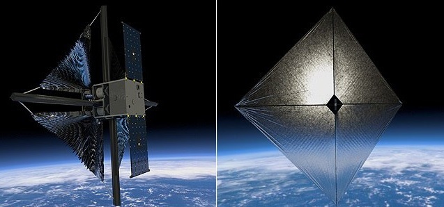 The sci-fi myth of a space solar sailboat has come true - My, Physics, Space, Solar sail, Telegram (link)