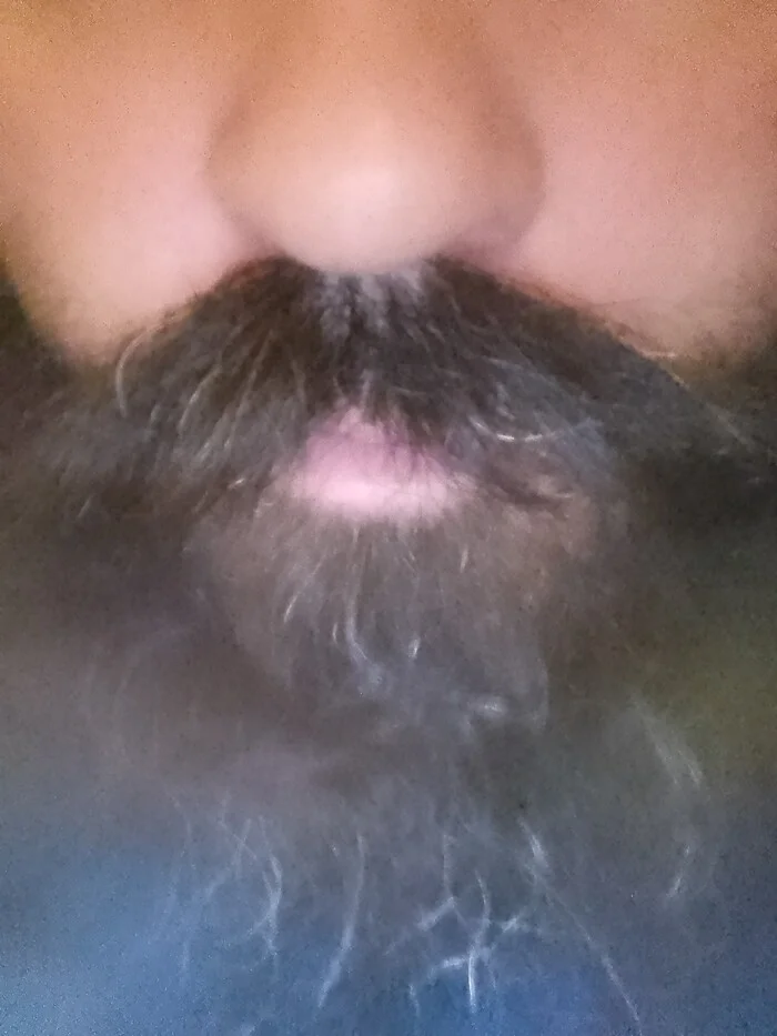 MHh ... - My, Усы, Lips, The photo, Beard, Nose