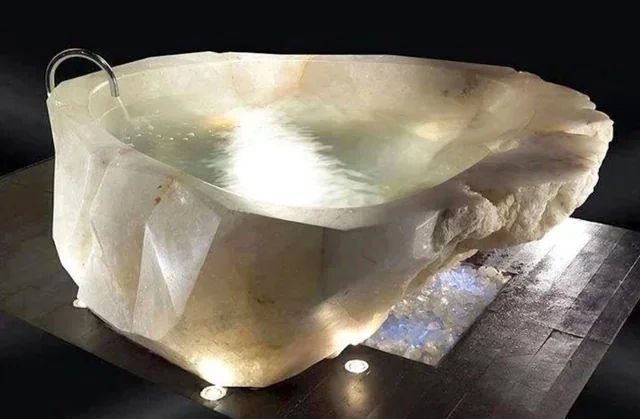 Million Dollar Bathtub Carved From Solid Quartz - The photo, Reddit, Telegram (link), Bath, Quartz, Repeat