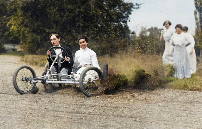 Подборка фотографий из прошлого, которые заставляют удивиться. 20 раскрашенных фотографий из XIX-ХХ века. Часть XIII Старое фото, Фотография, Историческое фото, 20 век, Колоризация, Длиннопост