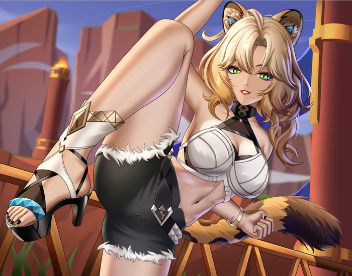  , Anime Art, Xilonen (Genshin Impact), Genshin Impact