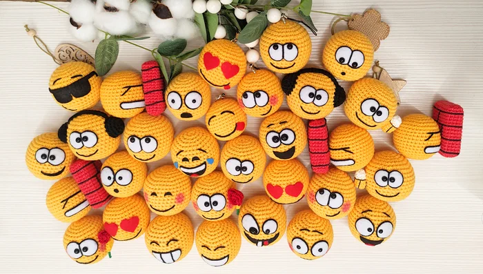 Smiley Keychain - My, Score, Marketplace, Ozon, Presents, Keychain, Souvenirs, Smile, Emoji, Toys, Handmade