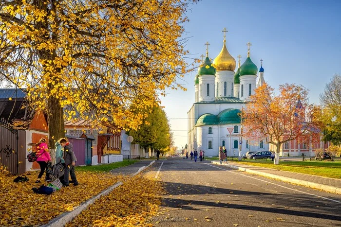 Golden autumn in Kolomna - My, The photo, Architecture, sights, Autumn, Kolomna