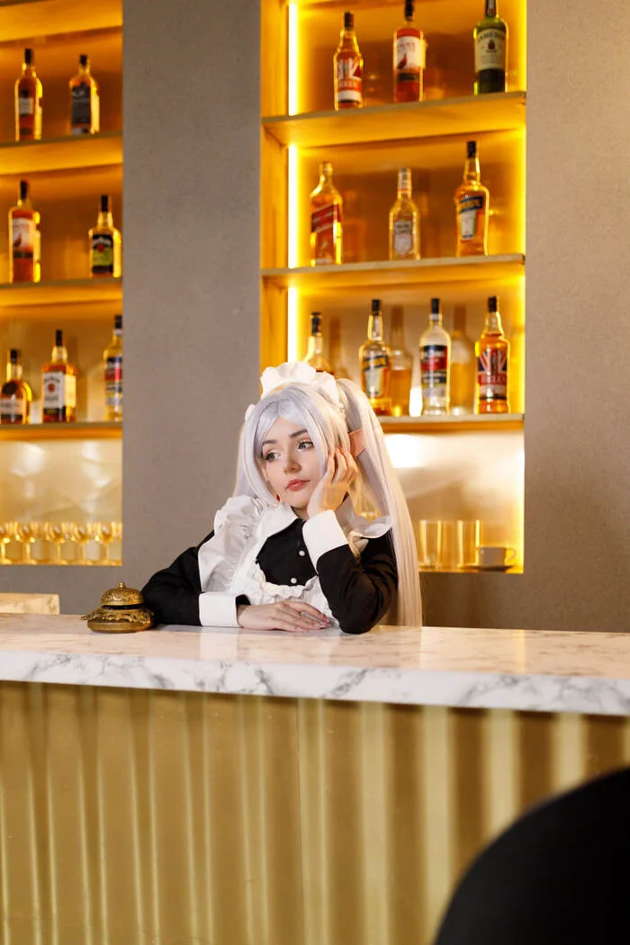 The third part of photos of Freeren as a maid - My, Cosplay, Cosplayers, The photo, Girls, Anime, Sousou no Frieren, Frieren, Longpost, Elves