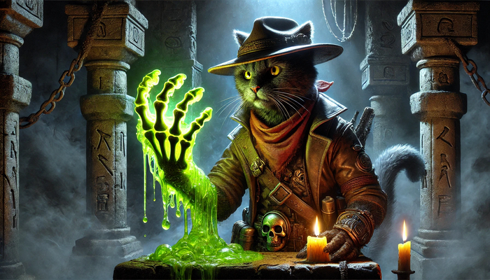 Вольная интерпретация на тему того, каким был бы Индиана Джонс, если бы он был котиком!