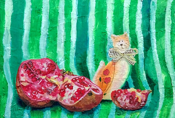 Натюрморт "Гранат" Автор Татьяна Федина