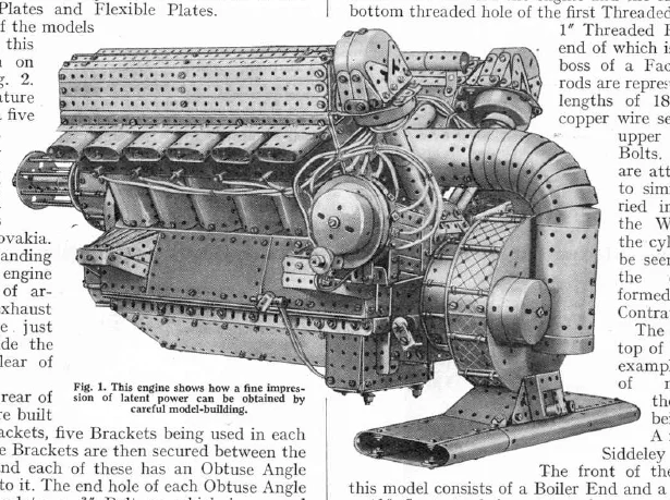 The best models from metal construction set, XX century, part 6 - Engineer, Architecture, Constructor, Metal constructor, Stand modeling, Project, Education, Assembly, Games, Technics, Longpost, Scale model, Modeling, A selection