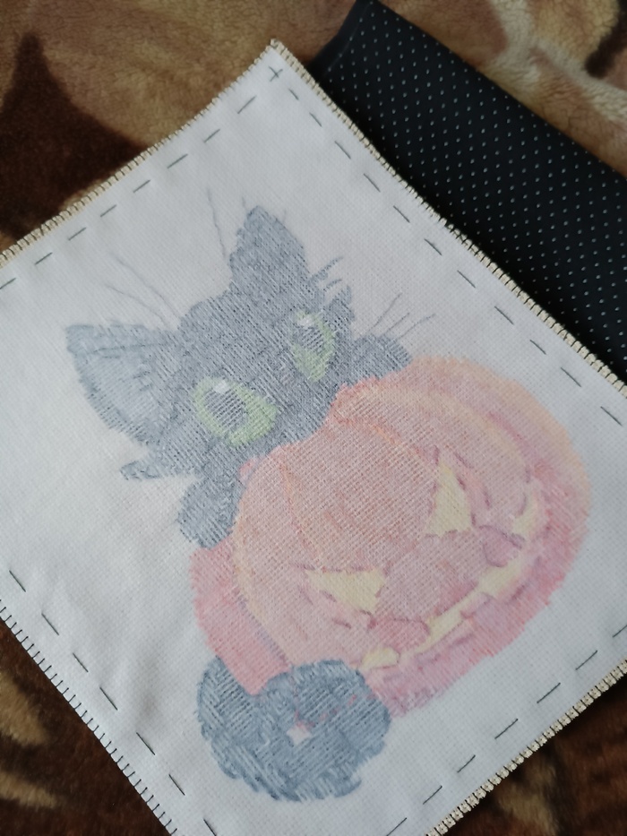 Проклеила флизелином для прочности.