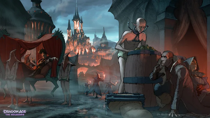 Dragon Age: Veilguard Art Director Unearths First Concept Art of the Game - My, Game world news, Computer games, Gamedev, Dragon Age: The Veilguard, Dragon age, Concept Art, Art