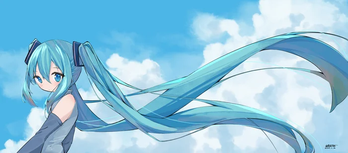 MIku - Hatsune Miku, Vocaloid, Anime art, Vocaloid Art