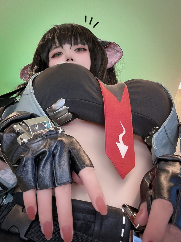 Jane Doe Zenless Zone Zero, Jane Doe (zzz), , , , Anime Art, , 2D vs 3D, Animal Ears, Namikare4, 