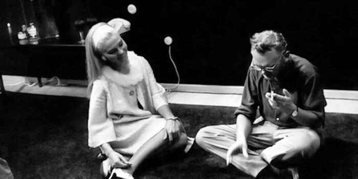 С Леонидом Гайдаем во время съемок "Бриллиантовой руки"