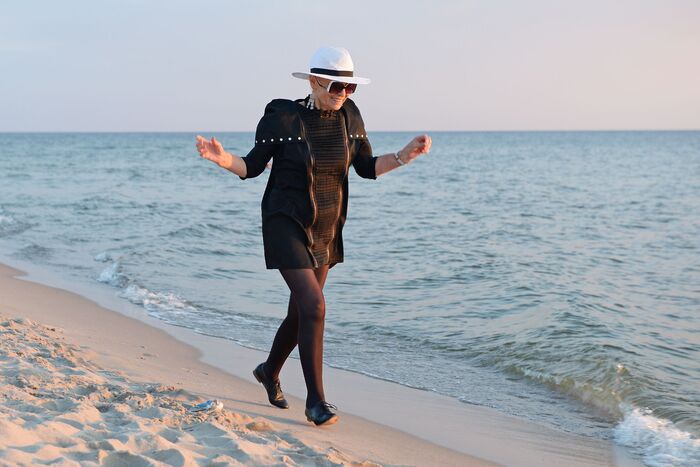 Актриса Светлана Светличная на вечеринке в рамках российского фестиваля короткометражного кино "Короче". 2015 год.