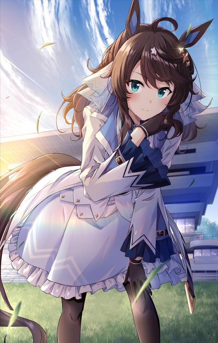 Daring Tact , Anime Art, Uma Musume Pretty Derby, Animal Ears, , Daring Tact